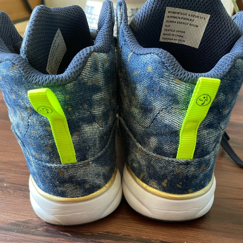 Denim Zumba Sneakers! - Picture 5 of 7